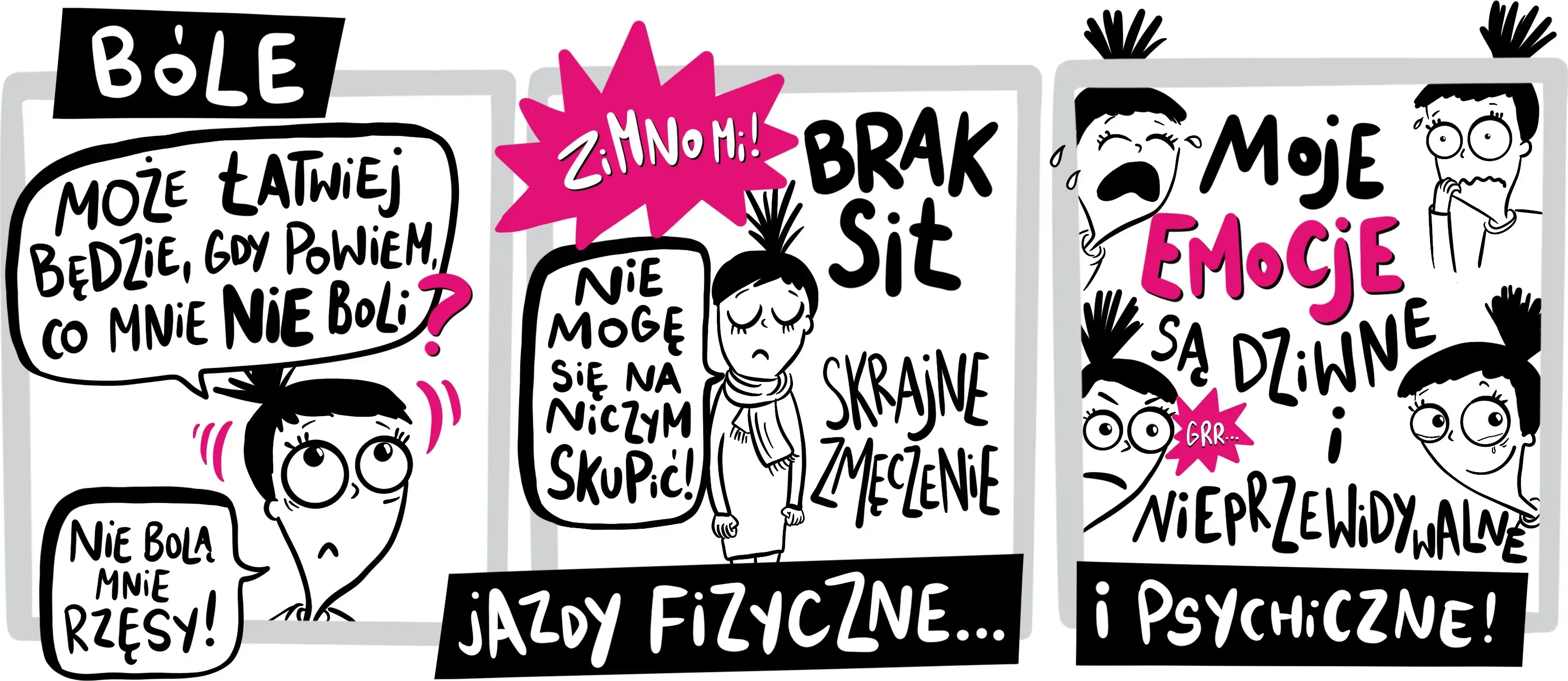 Bóle, brak sił, moje emocje są dziwne i nieprzewidywalne - jazdy fizyczne i psychiczne!
